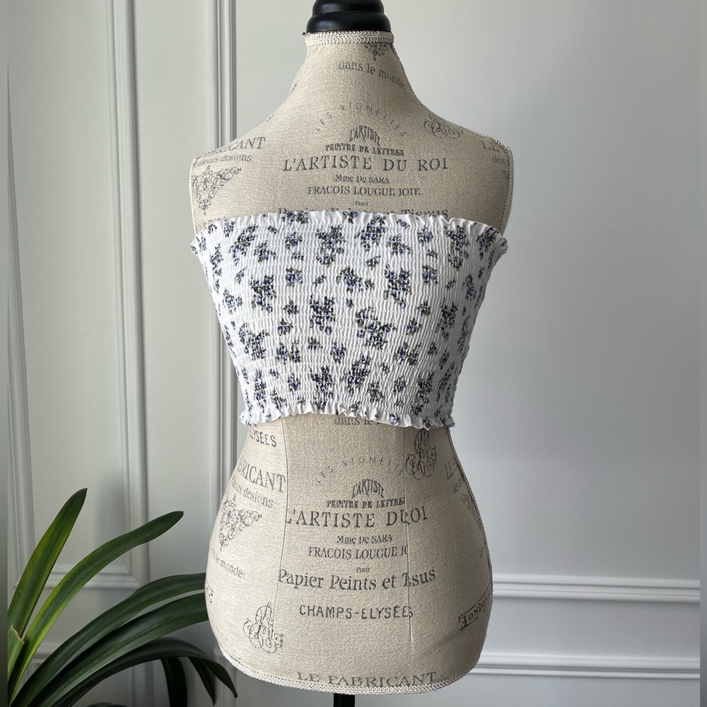 4/$20 🧡 Garage floral prints tube top